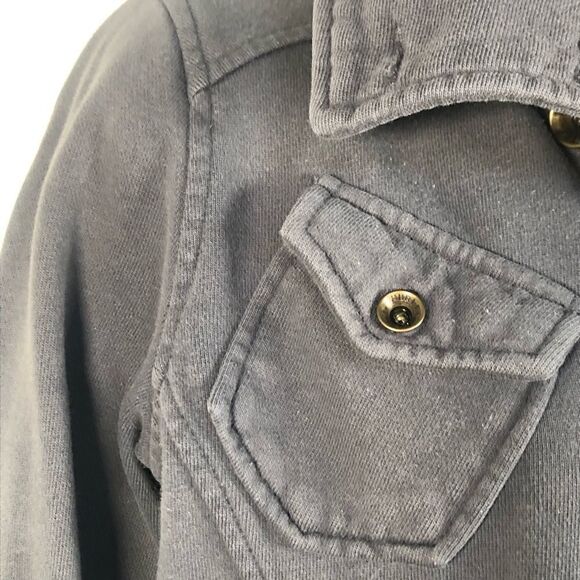 Hurley Sweatshirt Shacket Size Small, Dusty Blue Gray - Picture 6 of 11